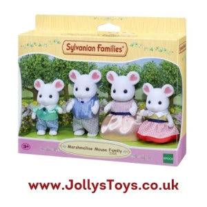 Sylvanian Families Marshmallow Mouse Family